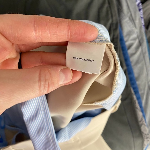 Peter Millar Cream Durham High Drape Performance Golf Trouser Work Attire-34x30 - Picture 4 of 6